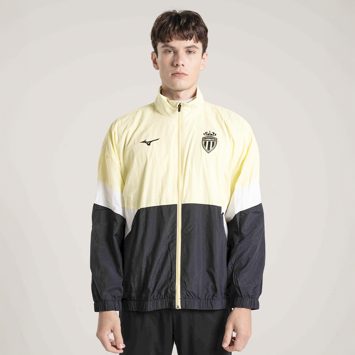 AS MONACO PRE MATCH RETRO WOVEN JACKET (AWAY) - MENS
