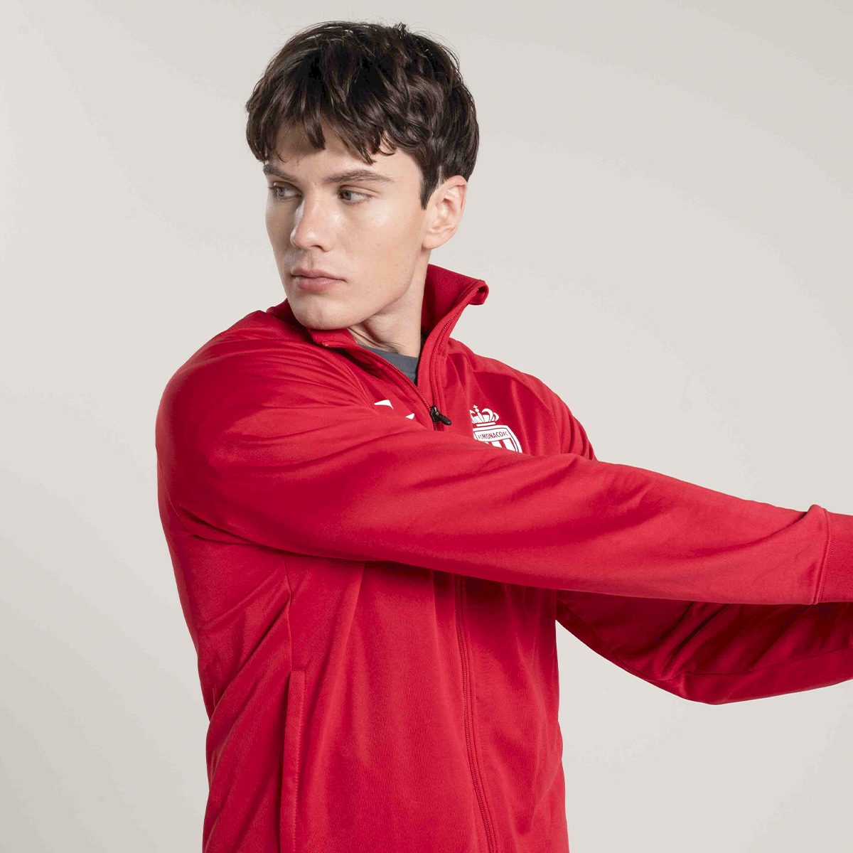 KNITTED TRACK JACKET - MENS