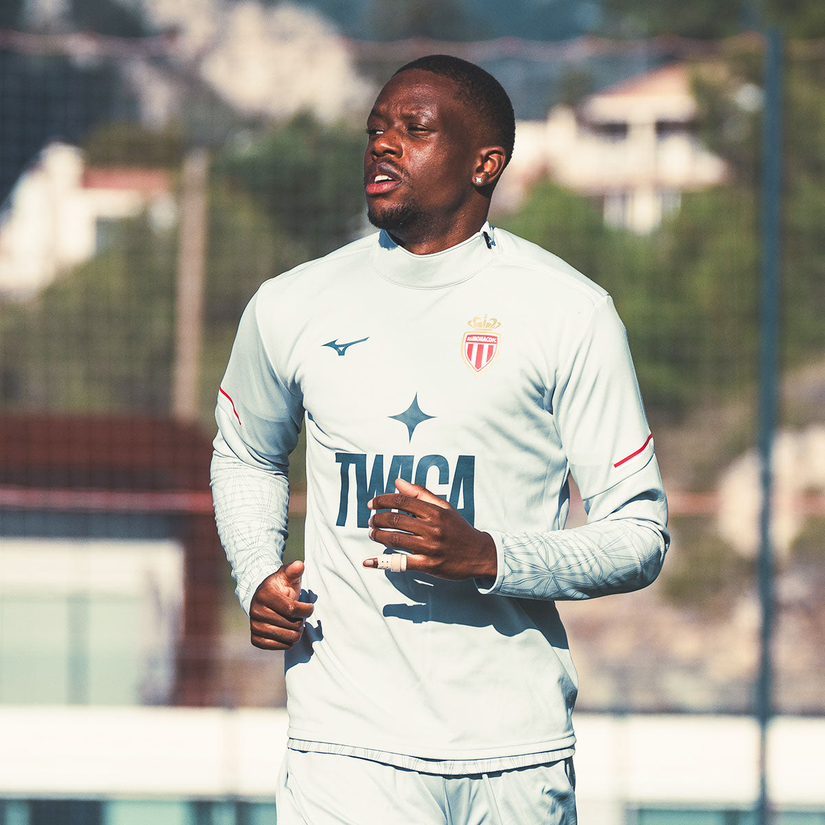 AS MONACO MID LAYER 1/2 ZIP SHOULDER TRAINING TOP (EUROPE) - MENS