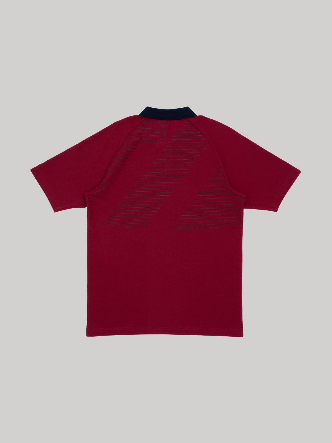 26/27 Cotton Graphic Polo Cranberry