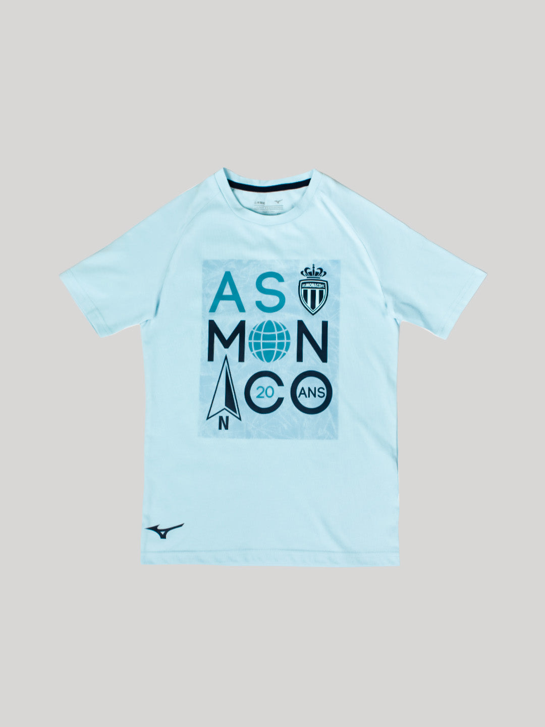 26/27 Retro Cotton Tee Ice Blue Juniors